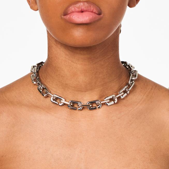dk Marc Jacobs kædeled halskæde sølv 402Z415