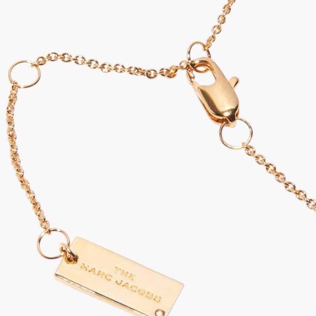 dk Marc Jacobs medaljonvedhænget creme/guld 402Z419