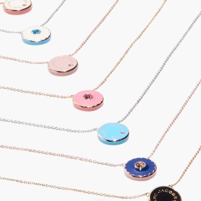 dk Marc Jacobs medaljonvedhænget creme/guld 402Z419