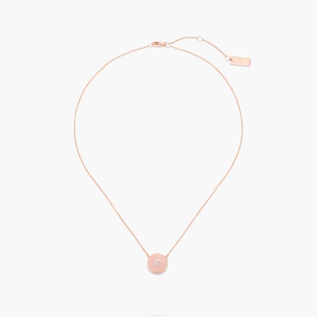 dk Marc Jacobs medaljonvedhænget sand/rosaguld 402Z420