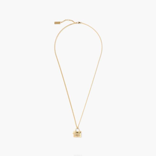 dk Marc Jacobs mulepose halskæde lys antik guld 402Z413