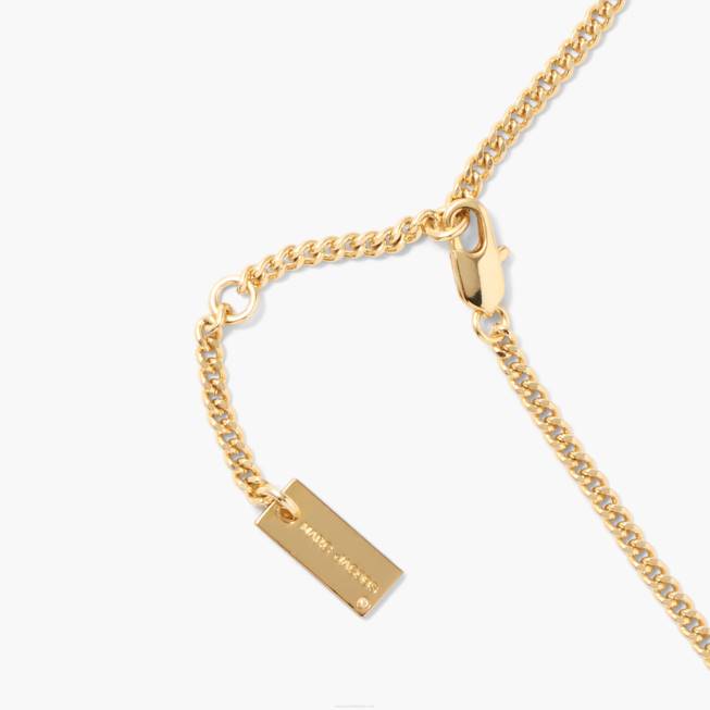 dk Marc Jacobs mulepose halskæde lys antik guld 402Z413