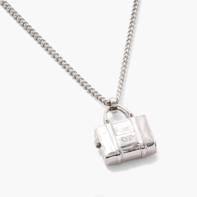 dk Marc Jacobs mulepose halskæde lys antik sølv 402Z412