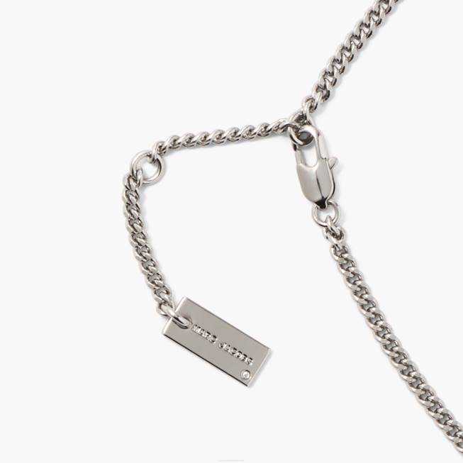 dk Marc Jacobs mulepose halskæde lys antik sølv 402Z412