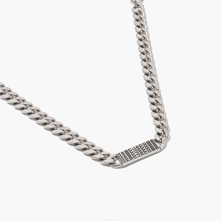 dk Marc Jacobs stregkode monogram id kæde halskæde 0N88418