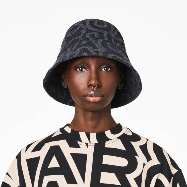 dk Marc Jacobs monogram bøttehat sort 402Z392