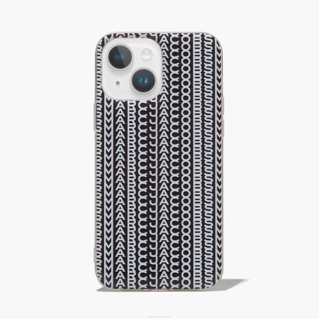 dk Marc Jacobs monogram iphone cover 14 plus sort/hvid 402Z406