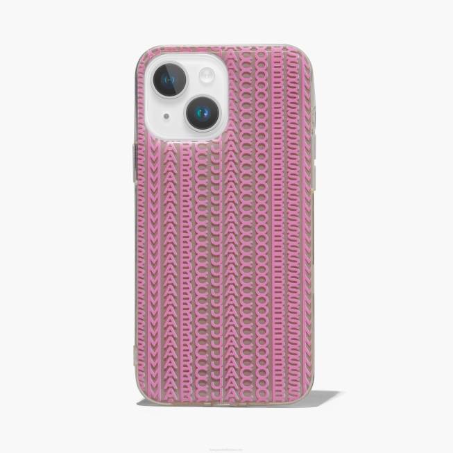 dk Marc Jacobs monogram iphone cover 14 plus taupe/pink 402Z404