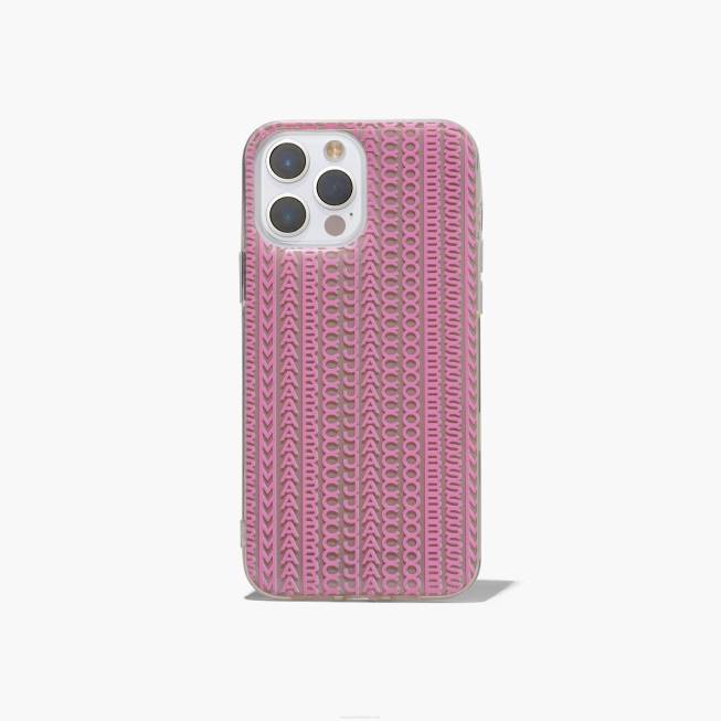 dk Marc Jacobs monogram iphone cover 14 pro taupe/pink 402Z407