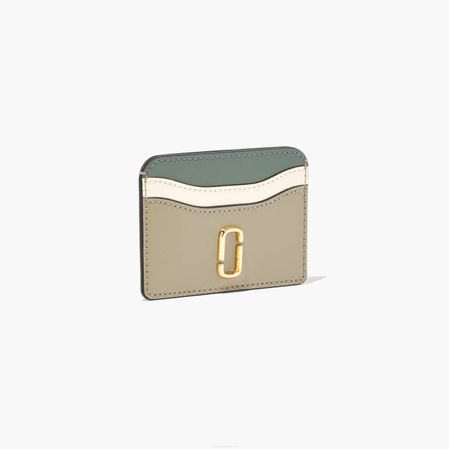 dk Marc Jacobs Snapshot-kortetuiet sølv sage multi 402Z324