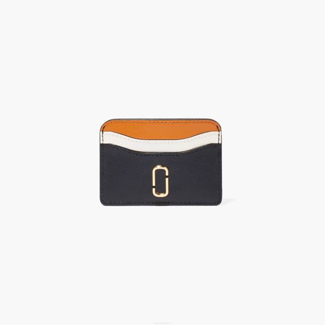 dk Marc Jacobs snapshot-kortetuiet sort/honning ingefær multi 402Z322
