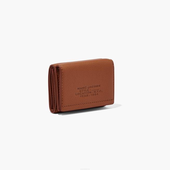 dk Marc Jacobs den mellemstore trefoldede pung arganolie i læder 402Z233