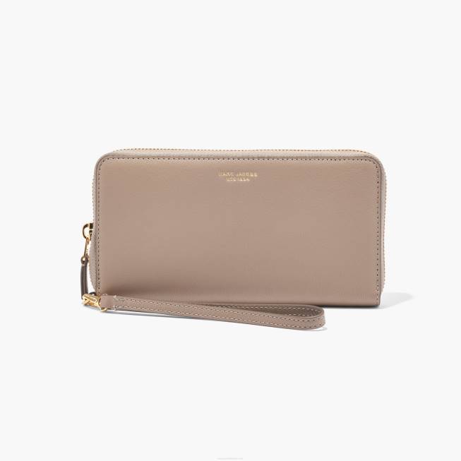 dk Marc Jacobs den slanke 84 continental wristlet pung cement 402Z253