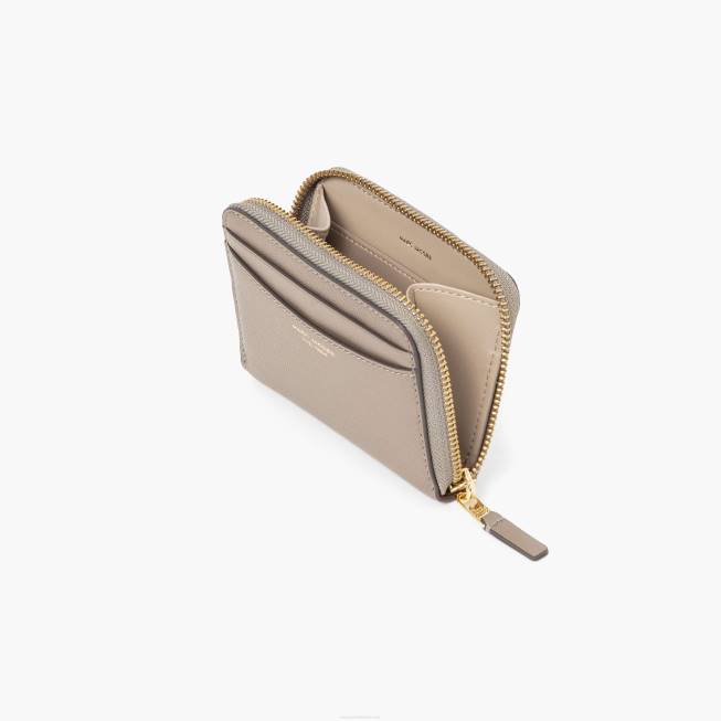 dk Marc Jacobs den slanke 84 lynlås omkring pung cement 402Z301