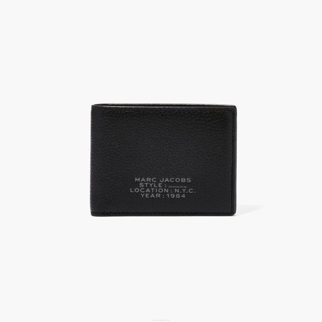 dk Marc Jacobs læder billfold pungen sort 402Z229