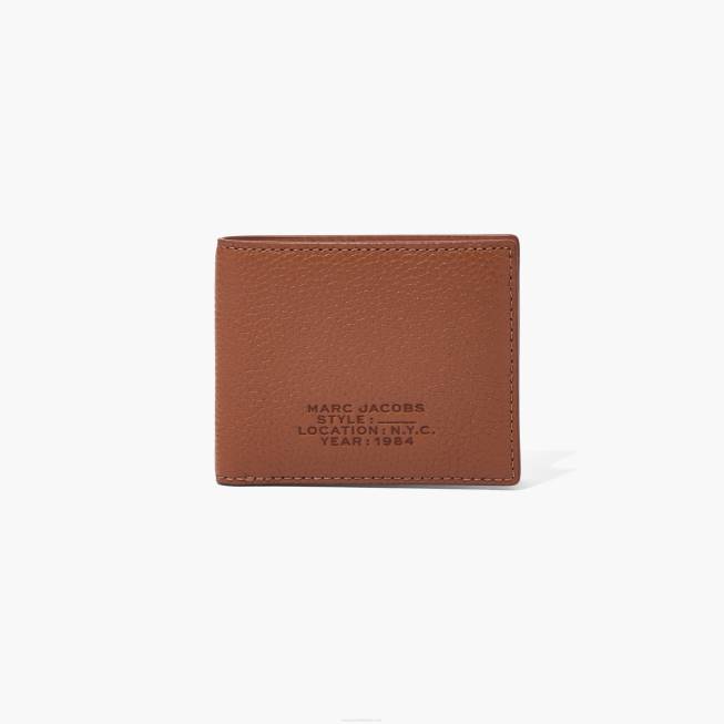dk Marc Jacobs læder billfold tegnebogen argan olie 402Z232