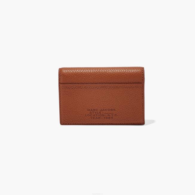 dk Marc Jacobs læder lille bifold pung argan olie 402Z292