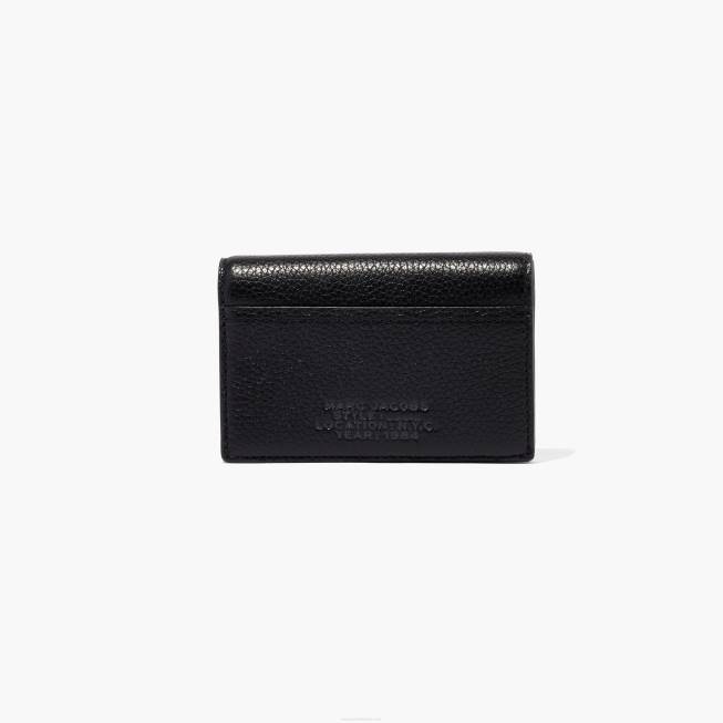 dk Marc Jacobs læder lille bifold pung sort 402Z297