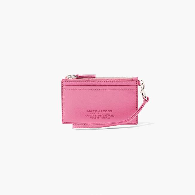 dk Marc Jacobs læder top lynlås armbånd candy pink 402Z284