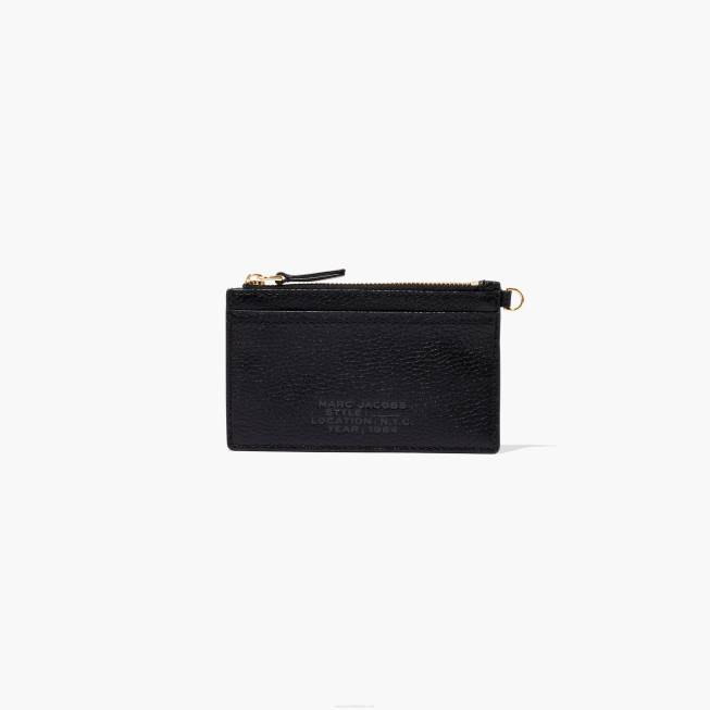 dk Marc Jacobs læder top lynlås armbånd sort 402Z295