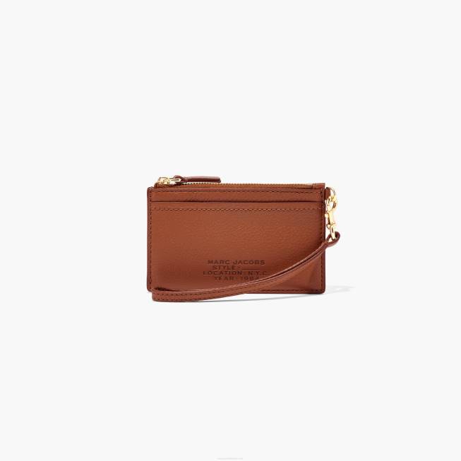 dk Marc Jacobs læder top lynlås wristlet argan olie 402Z294