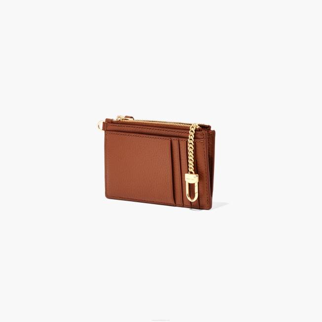 dk Marc Jacobs læder top lynlås wristlet argan olie 402Z294