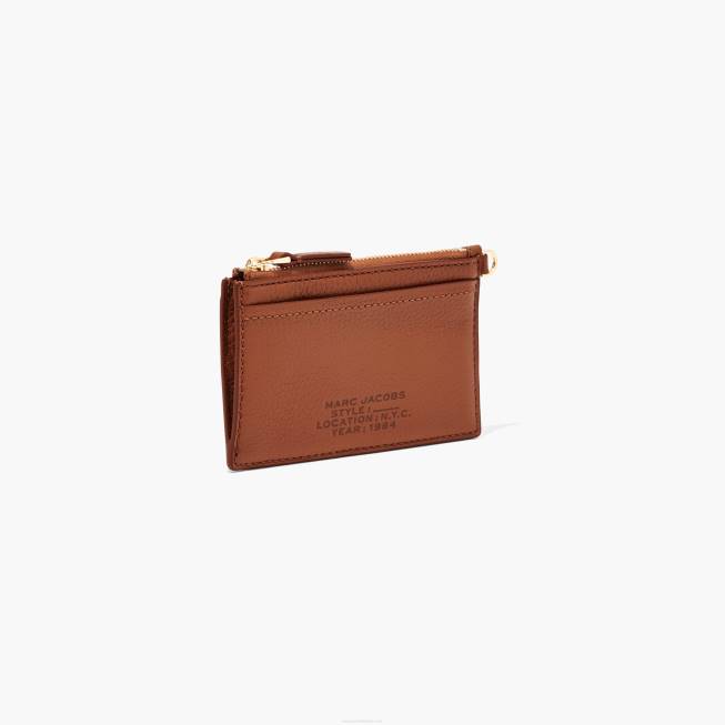dk Marc Jacobs læder top lynlås wristlet argan olie 402Z294