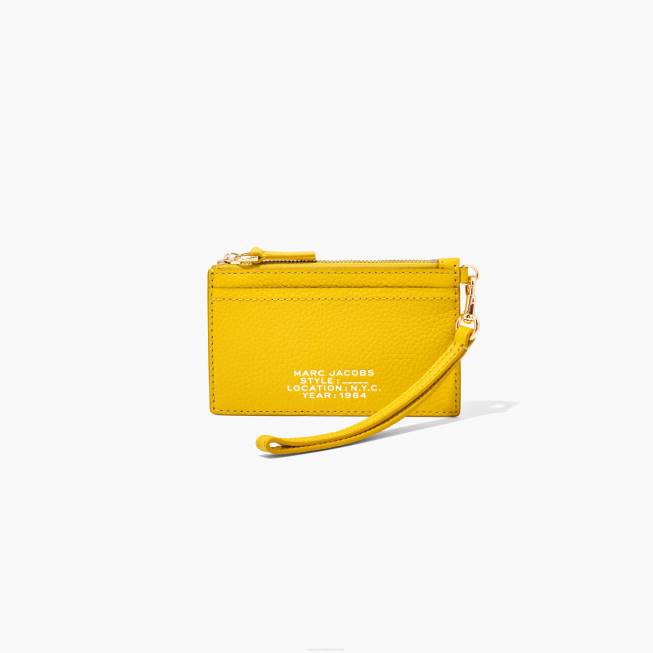 dk Marc Jacobs læder top lynlås wristlet sun 402Z271