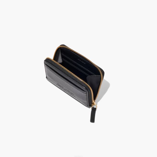 dk Marc Jacobs læderlynlåsen omkring tegnebogen sort 402Z296
