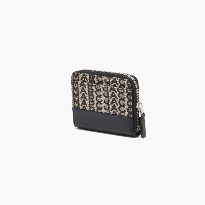 dk Marc Jacobs monogram lynlås rundt om pung beige multi 402Z305