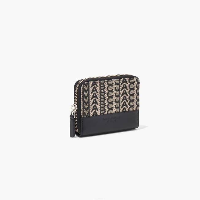 dk Marc Jacobs monogram lynlås rundt om pung beige multi 402Z305