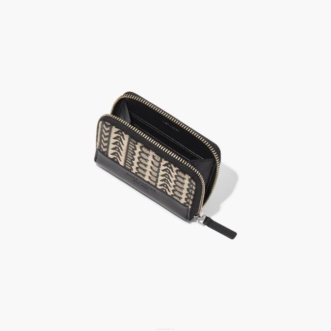 dk Marc Jacobs monogram lynlås rundt om pung beige multi 402Z305