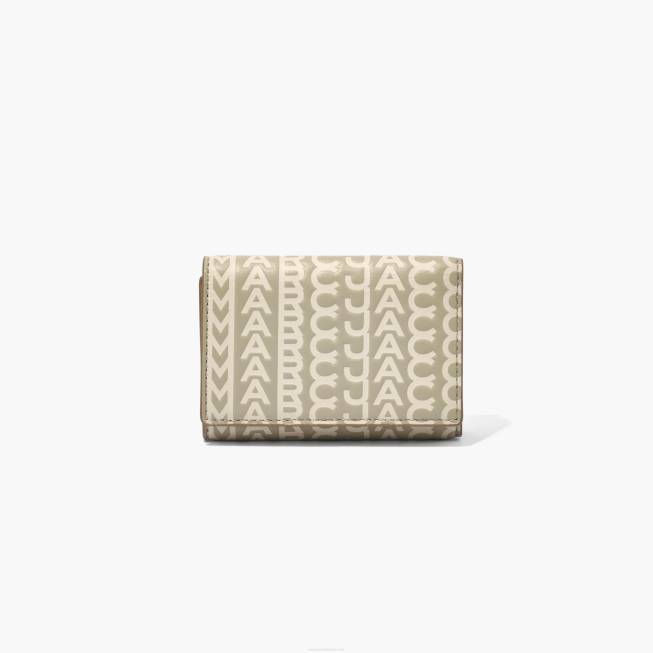 dk Marc Jacobs monogram mellem trefoldet pung kaki 402Z246