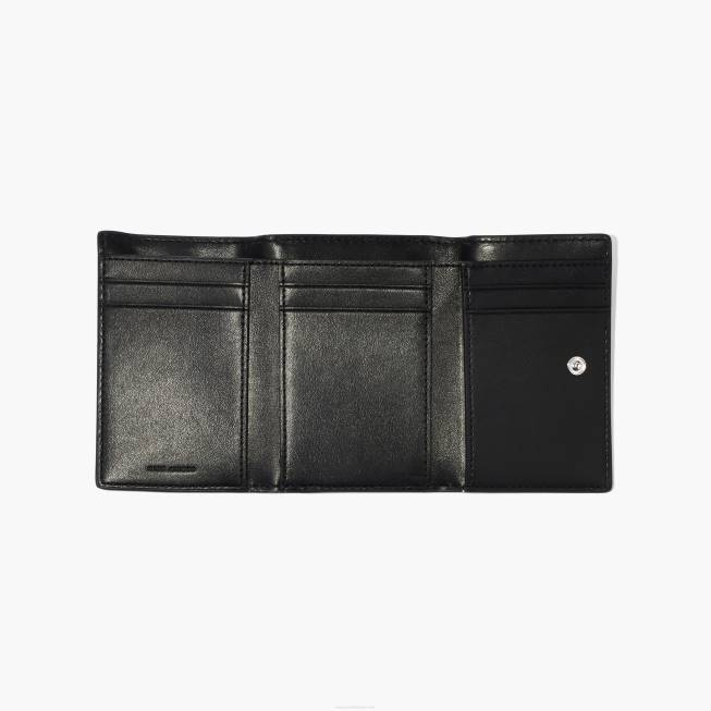 dk Marc Jacobs monogram mellem trefoldet pung sort/hvid 402Z248