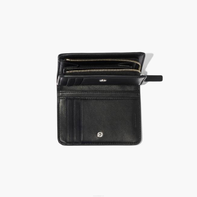 dk Marc Jacobs monogram mini kompakt pung sort/hvid 402Z266