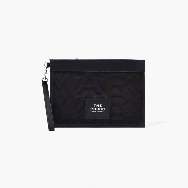 dk Marc Jacobs monogrammet neopren stort armbånd sort 402Z254