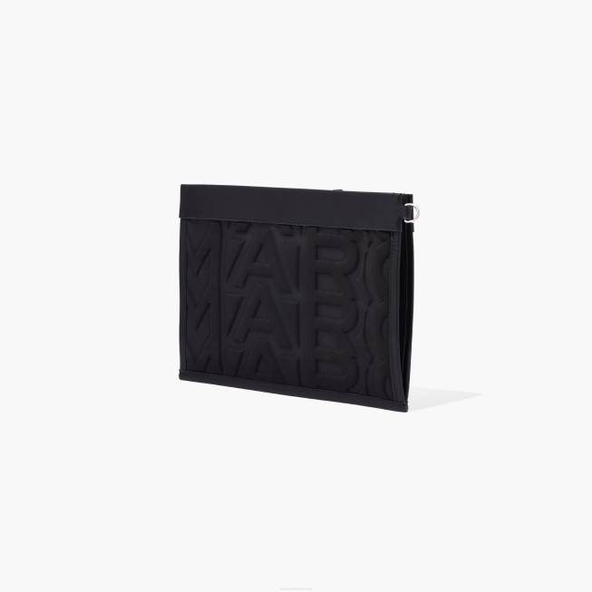 dk Marc Jacobs monogrammet neopren stort armbånd sort 402Z254