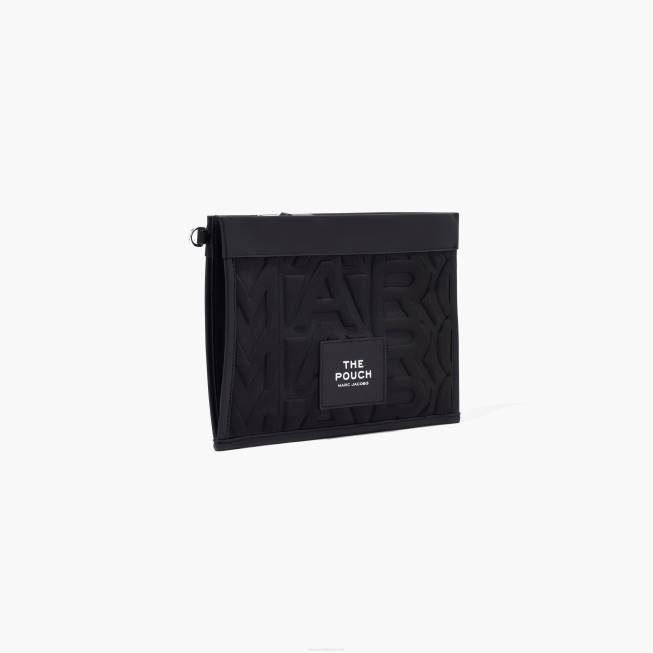 dk Marc Jacobs monogrammet neopren stort armbånd sort 402Z254