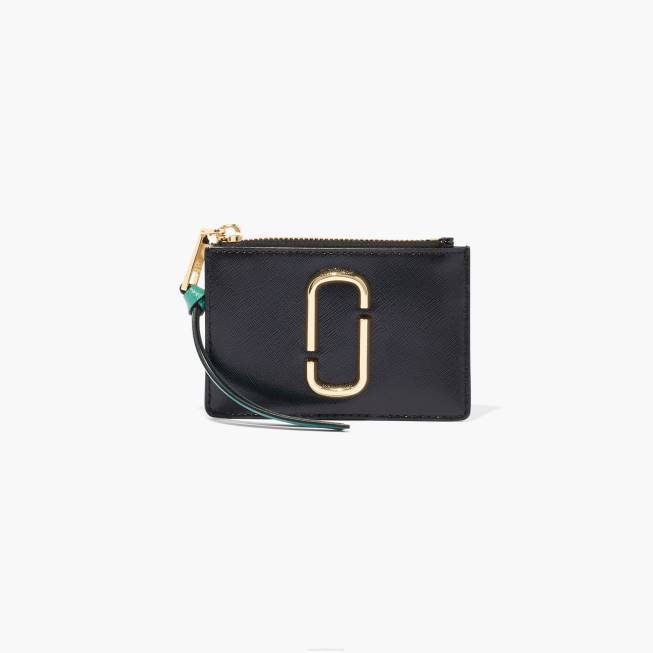 dk Marc Jacobs snapshot top lynlås multi pung sort/honning ingefær multi 402Z317