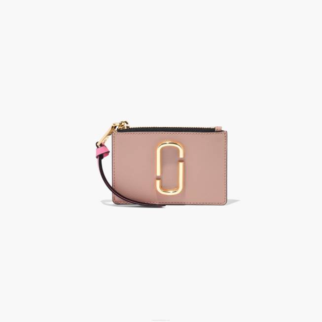 dk Marc Jacobs snapshot top lynlås multi tegnebog rose multi 402Z310