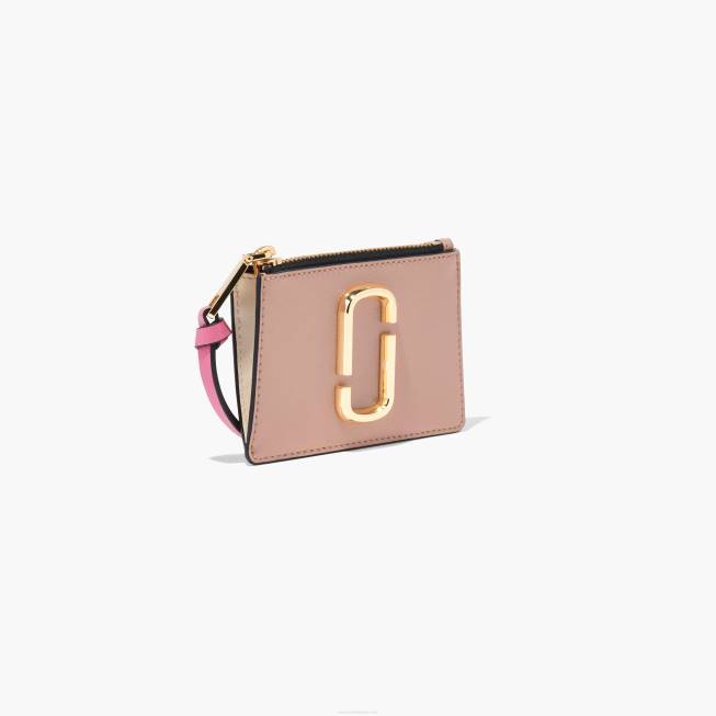 dk Marc Jacobs snapshot top lynlås multi tegnebog rose multi 402Z310