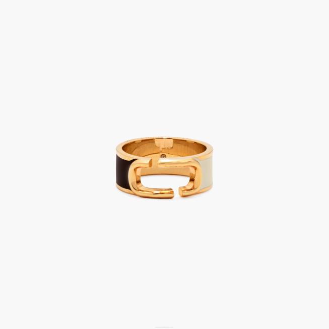 dk Marc Jacobs colorblock ringen sort multi/guld 402Z466