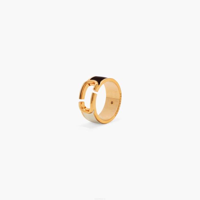 dk Marc Jacobs colorblock ringen sort multi/guld 402Z466