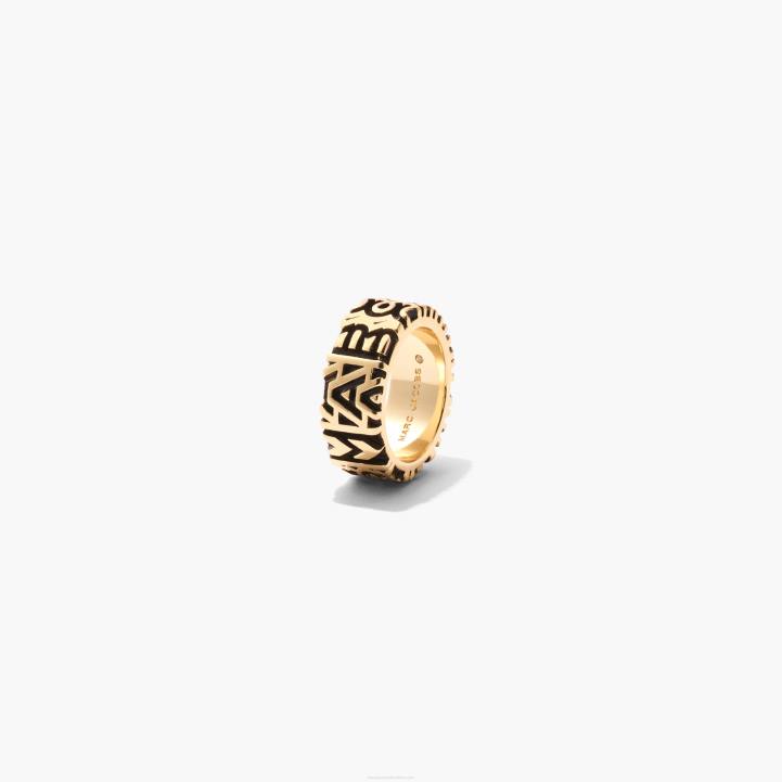 dk Marc Jacobs den monogramgraverede ring 0N88458
