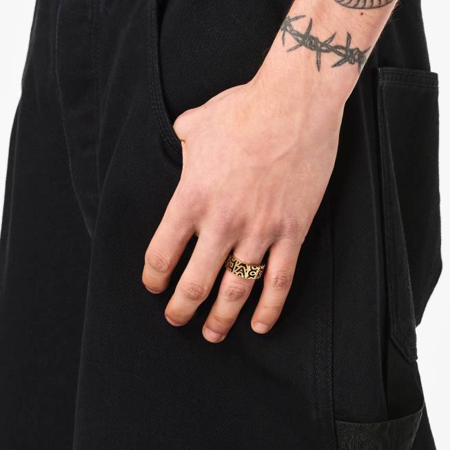 dk Marc Jacobs den monogramgraverede ring i ældet guld 402Z458
