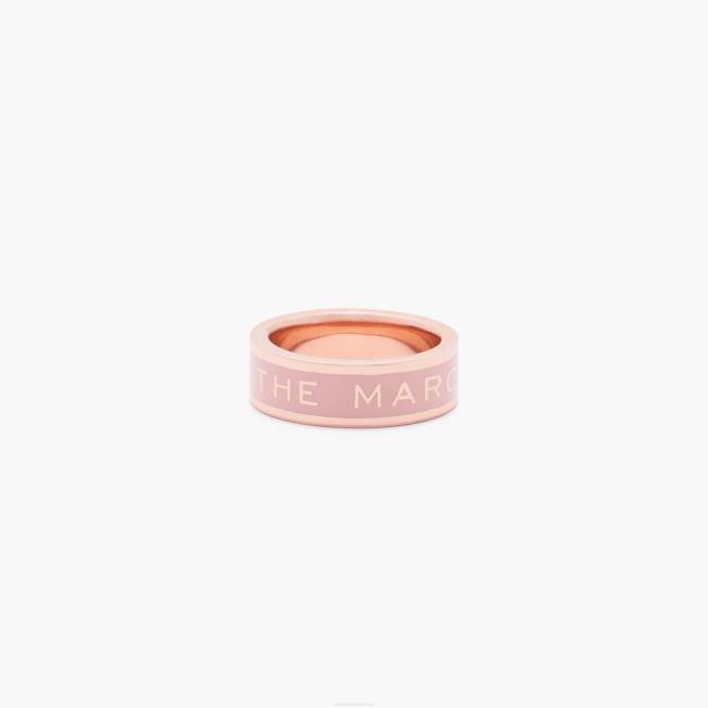 dk Marc Jacobs medaljonringen sand/rosaguld 402Z468