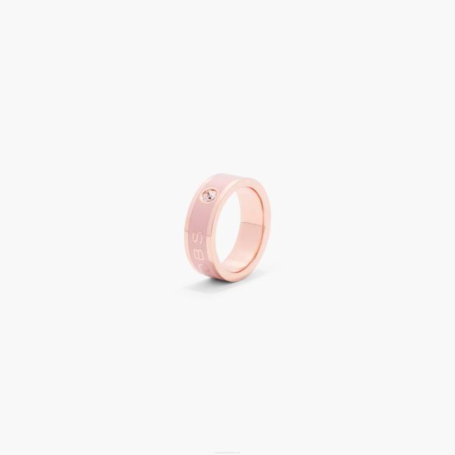 dk Marc Jacobs medaljonringen sand/rosaguld 402Z468
