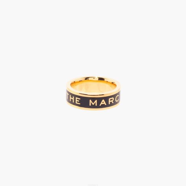 dk Marc Jacobs medaljonringen sort/guld 402Z471