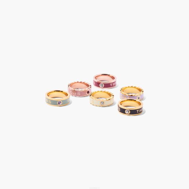 dk Marc Jacobs medaljonringen sort/guld 402Z471