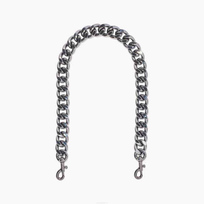 dk Marc Jacobs chainlink skulderremmen gunmetal 402Z339